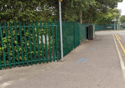 School perimeter fencing
